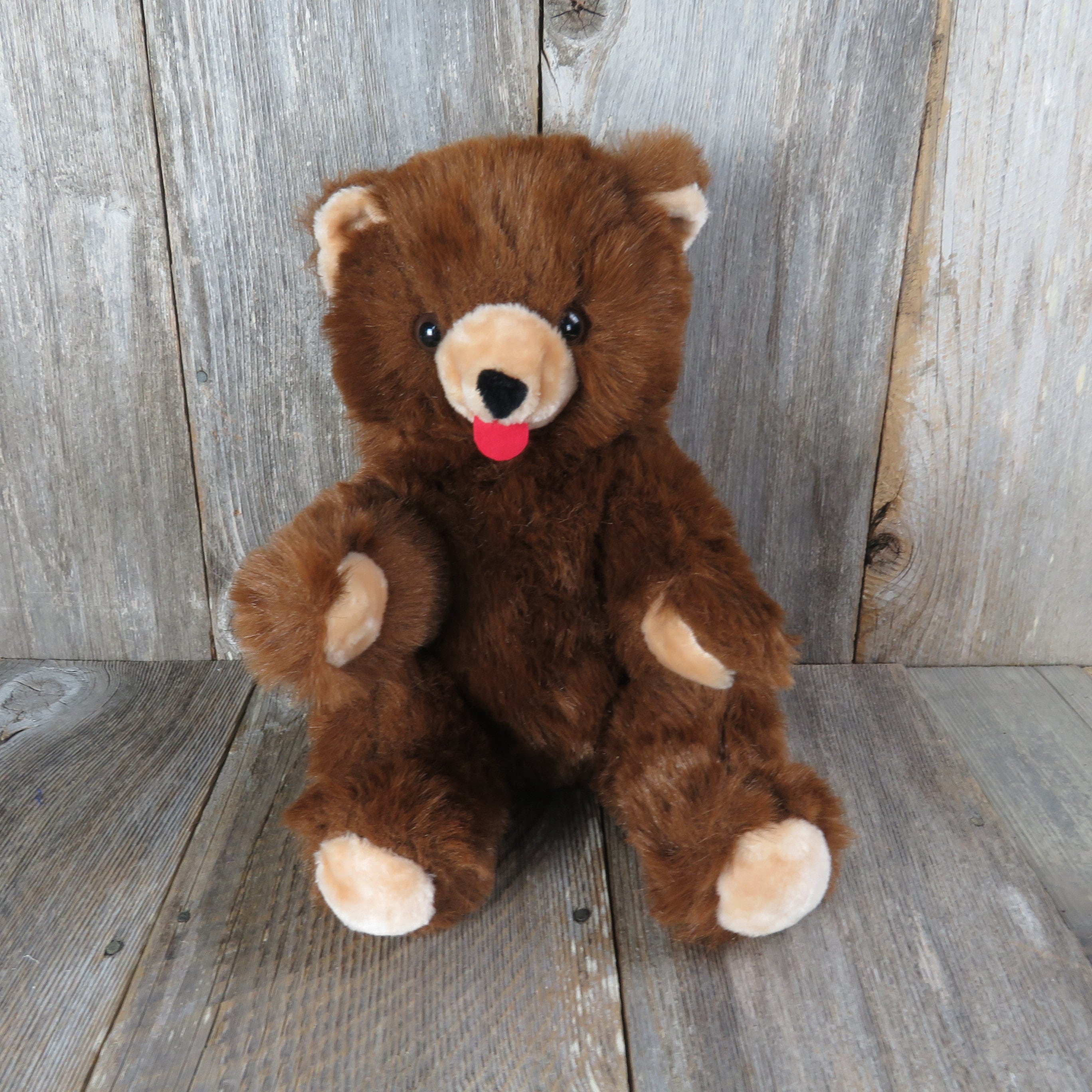 Vintage Teddy Bear Plush Huggit Ameritoy Hug It Stuffed Animal