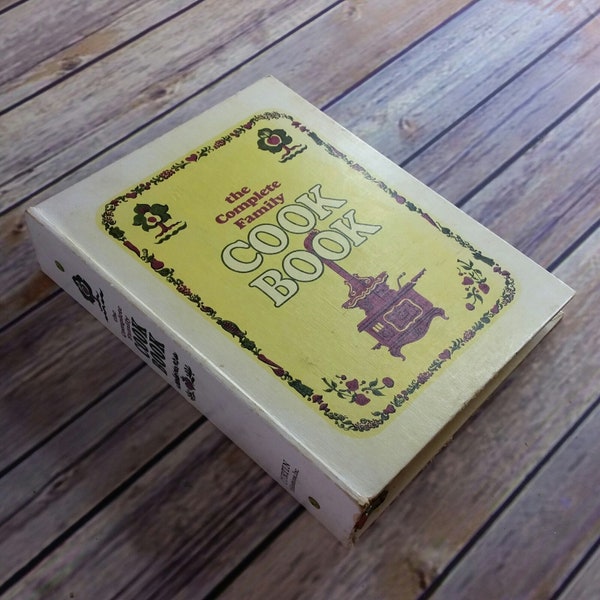 Vintage The Complete Family Cookbook Recipes 3 Ring Binder 1970  Hardcover 1970s Curtin Productions California BiCentennial