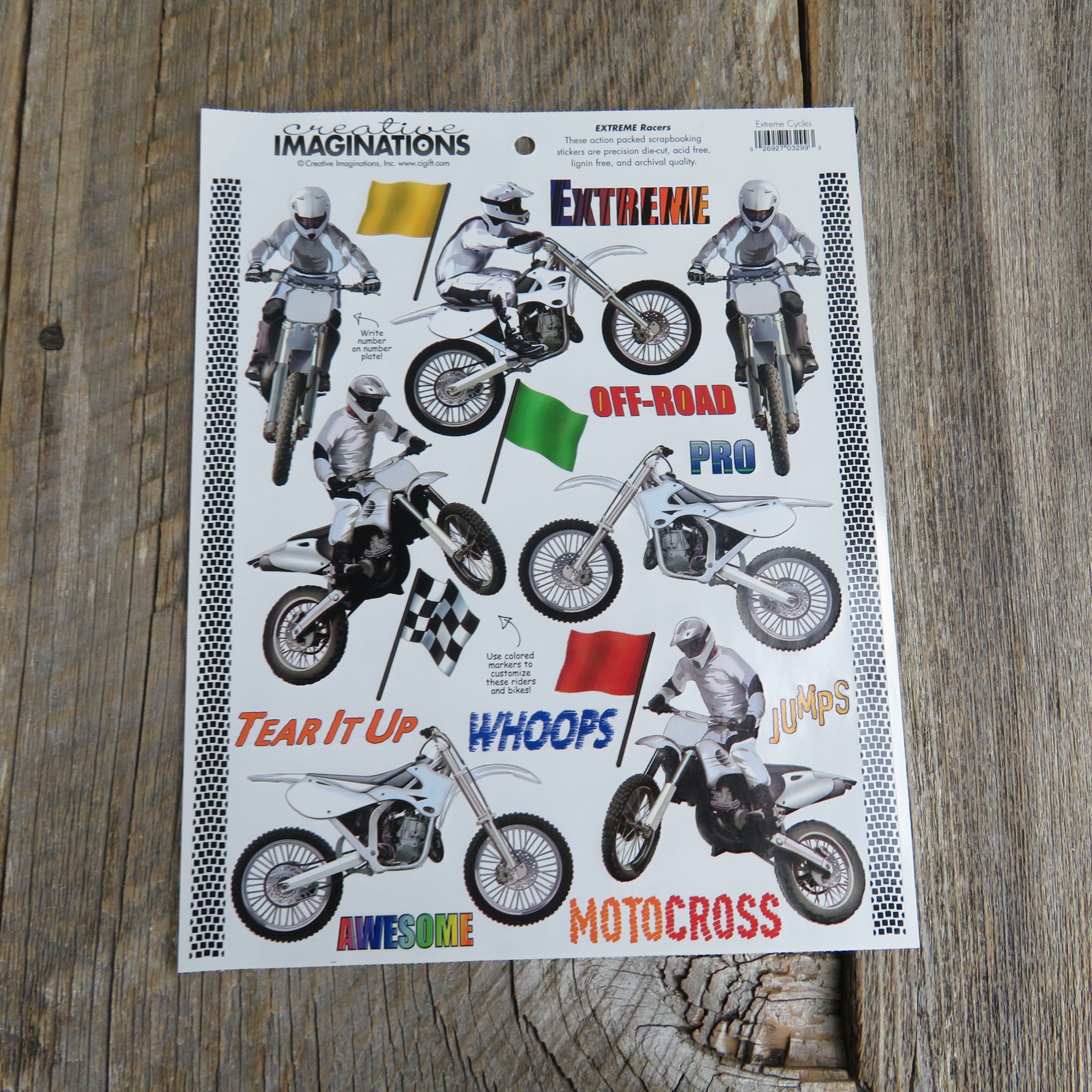 Sticker Extreme Motocross - Autocollant Extreme Motocross