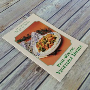 Pratos de vegetais The Country Cooking Recipe Collection Premiado Panfleto Folheto de mercearia 1995
