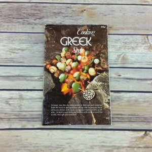 Vintage Cookbook Cooking Greek Style International Publishing 1979