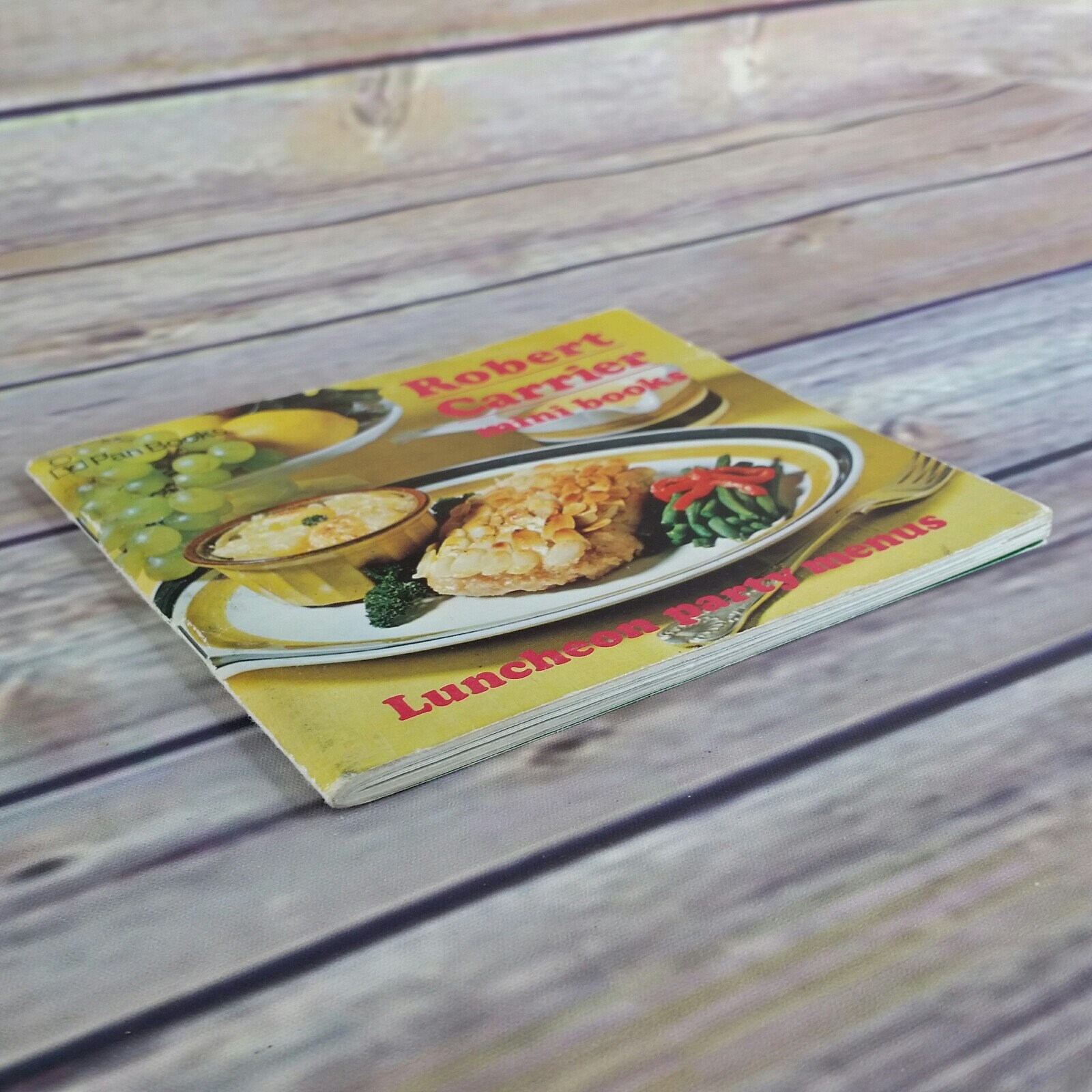 Vintage Cookbook Luncheon Party Menus Recipes 1971 Paperback Etsy