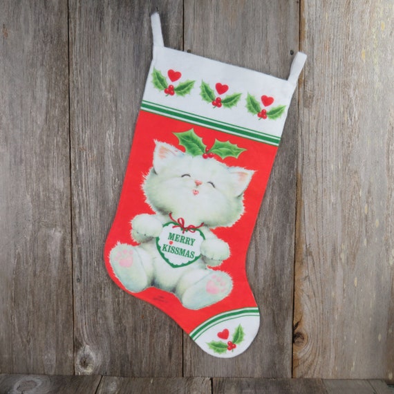 SWOBODAブローチ　christmas-cat-stocking SWOBODAブローチ christmas-cat-stocking