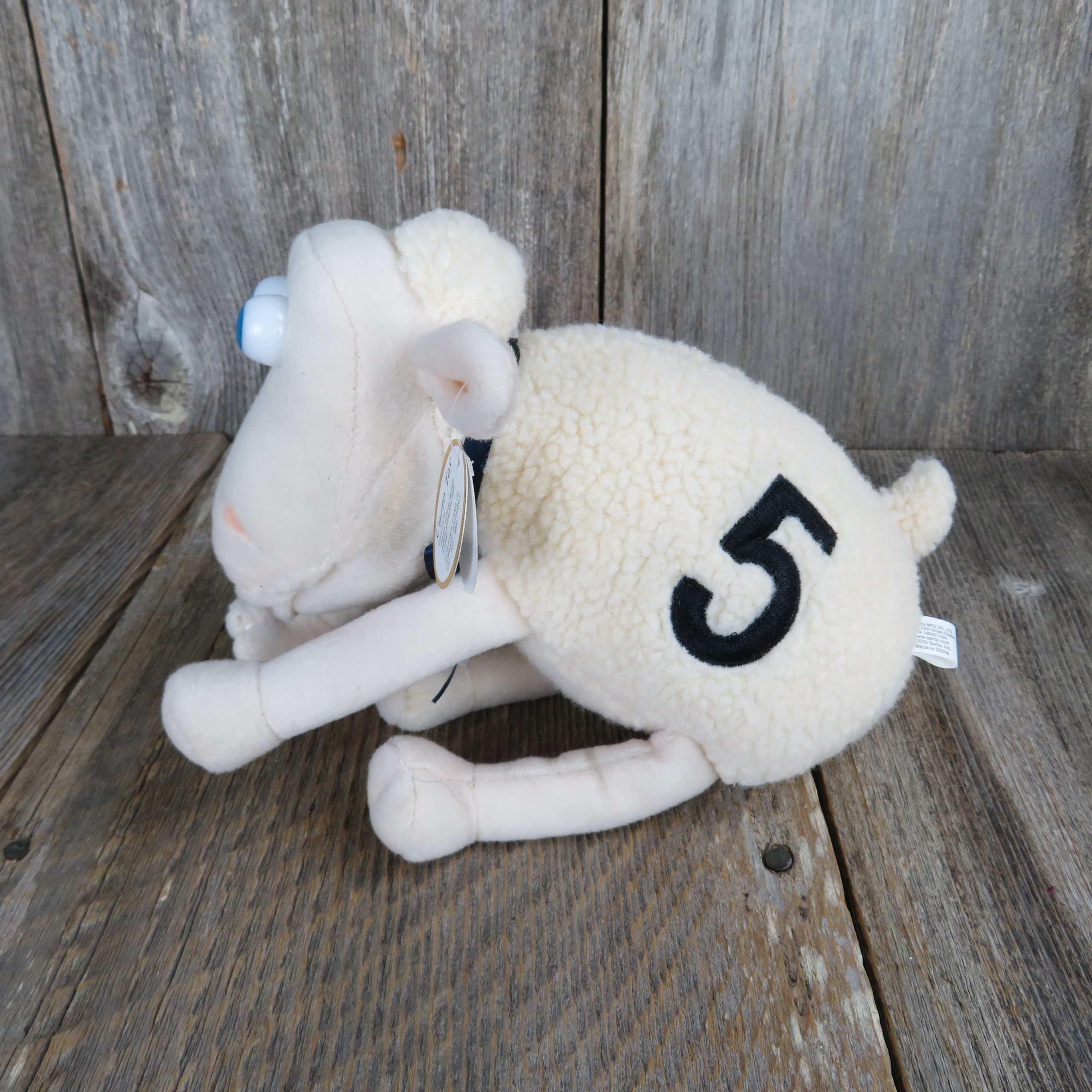 Vintage Serta Counting Sheep #5 Plush Lamb Sherpa White Vintage Serta Counting Sheep #5 Plush Lamb Sherpa White