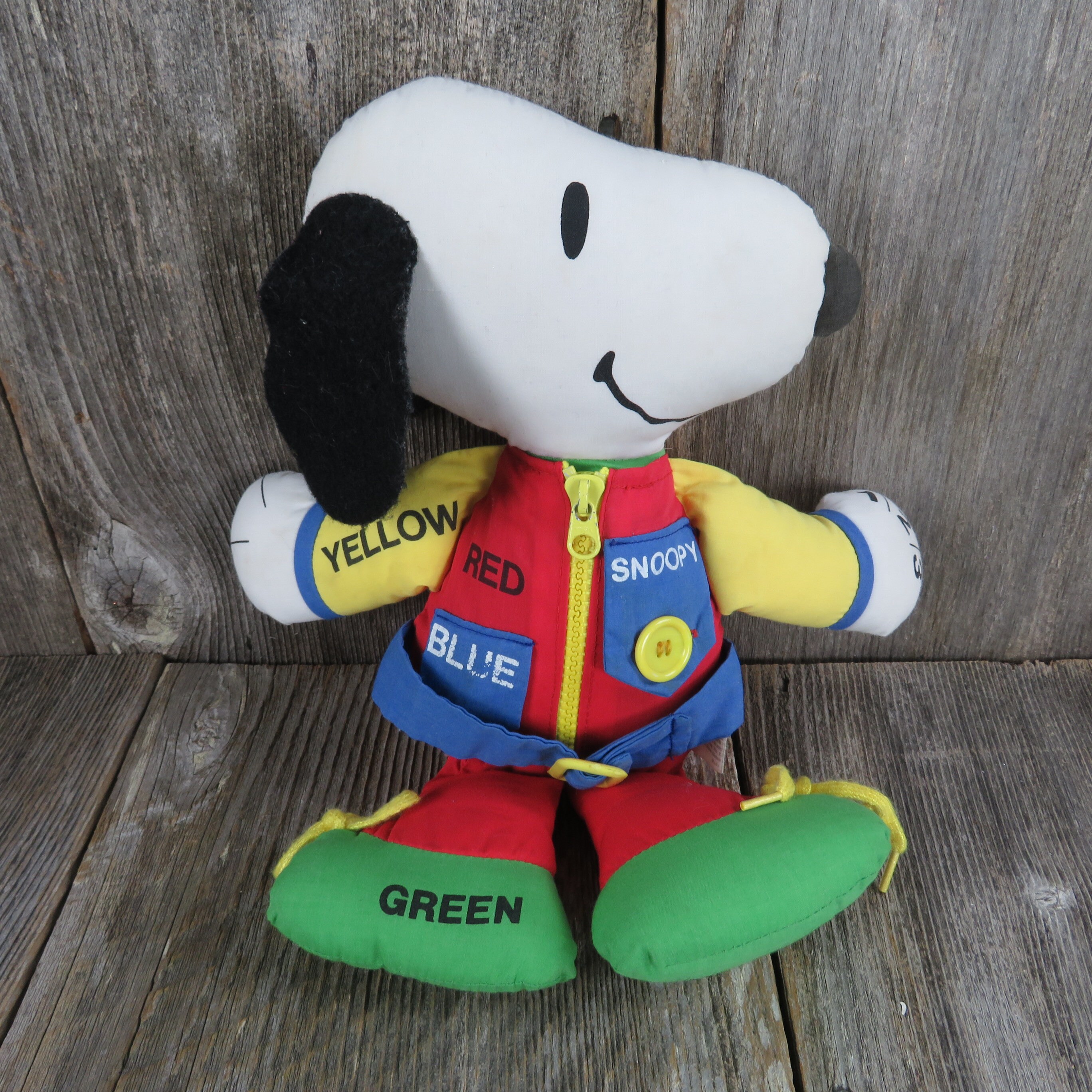 Vintage Snoopy Learning Plush Red Yellow Zipper Buttons Colors - Etsy Hong Kong Vintage Snoopy Learning Plush Red Yellow Zipper Buttons Colors - Etsy Hong Kong