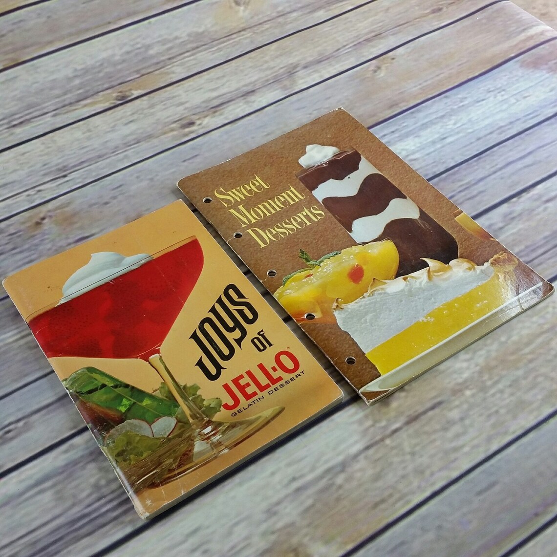Vintage Joys of Jello Recipe Book Cookbook Set of 2 Lot Promo Etsy
