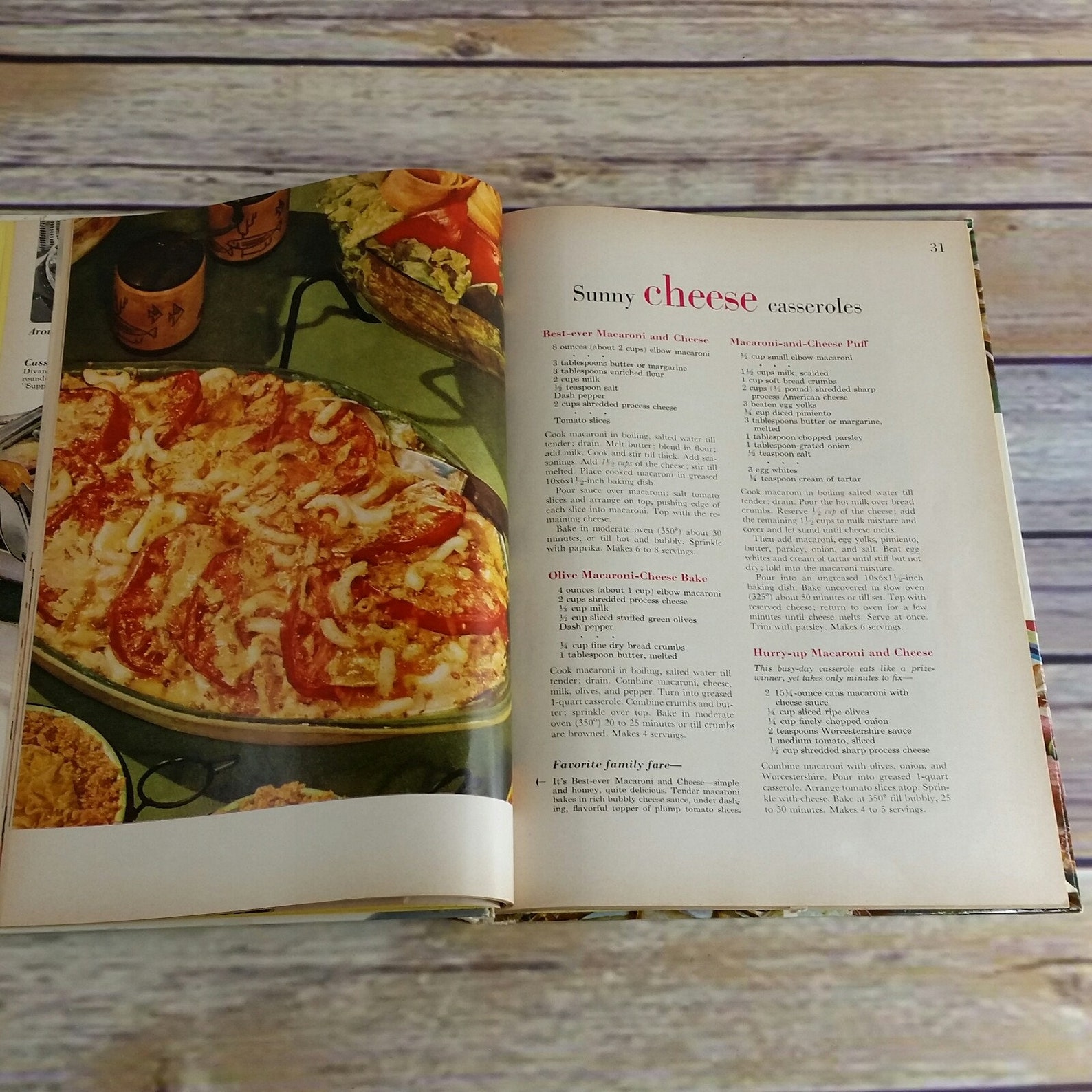 Vintage Cookbook Casserole Recetas Mejores Hogares y Jardines Etsy