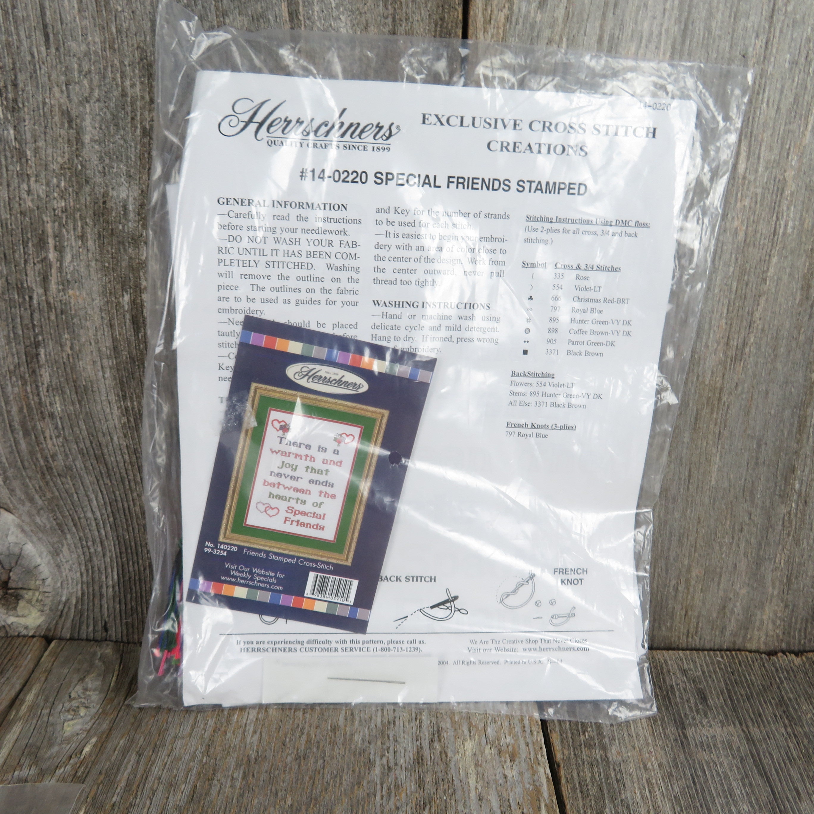 The Glory of Friendship Stamped Cross Stitch Kit Herschners #140221 - Etsy