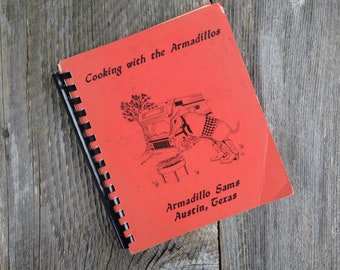 Vintage Texas Cookbook Armadillo Sams Chapter Austin Texas 1989 Camper Club