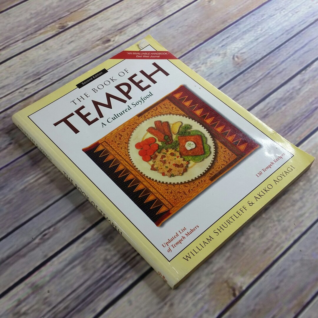 Vintage Cookbook Tempeh Cultured Soyfood 2001 Paperback the Book of