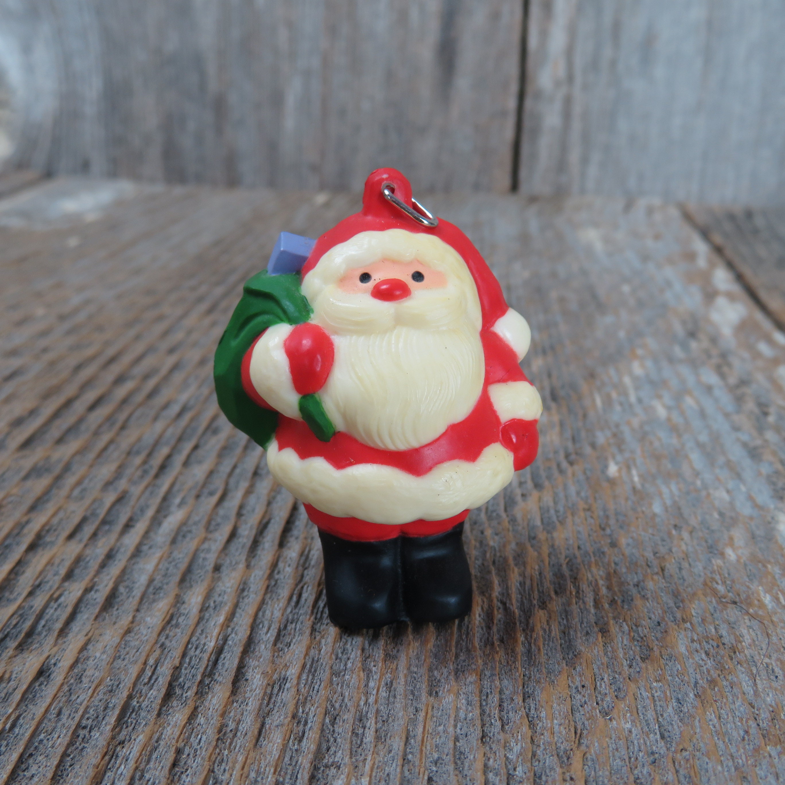 Jolly Santa Ornament 1983 Hallmark Christmas Toy Bag - Etsy Canada