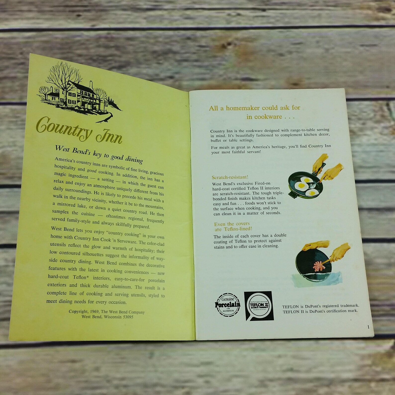 Vintage Cookbook West Bend Recipe Instructions Country Inn Etsy