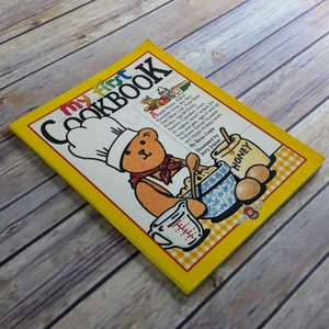 Vintage Kids Cookbook My First Cookbook Paperback Childrens Cook Book Rena Coyle 1985 Jerry Joyner
