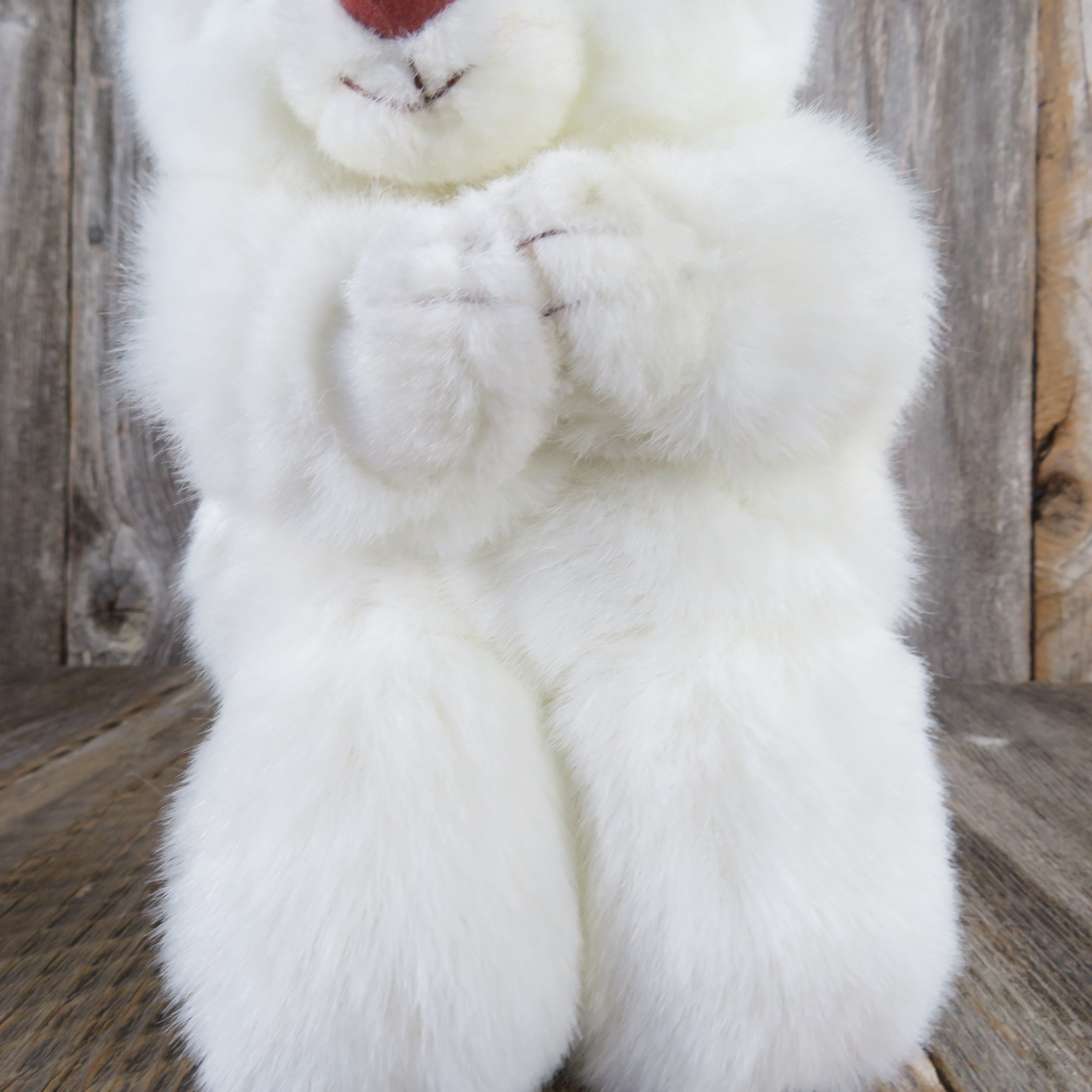 White Praying Teddy Bear Plush Hope Ty Beanie Buddies Stuffed