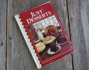 Vintage Kansas Cookbook Just Desserts Readers Receta Columna del periódico Kansas City Star 1984