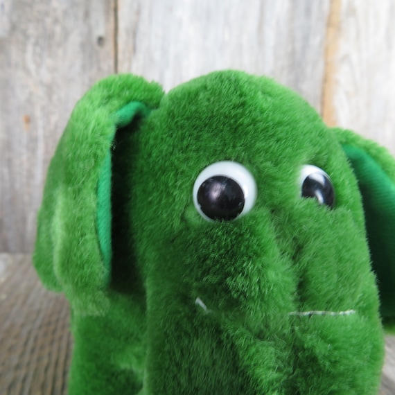 green elephant plush