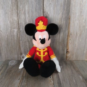 Mickey Mouse Drum Major Plush Disney Macy's Parade Singing Marching Band Uniform Leader Large Stuffed Animal image 1