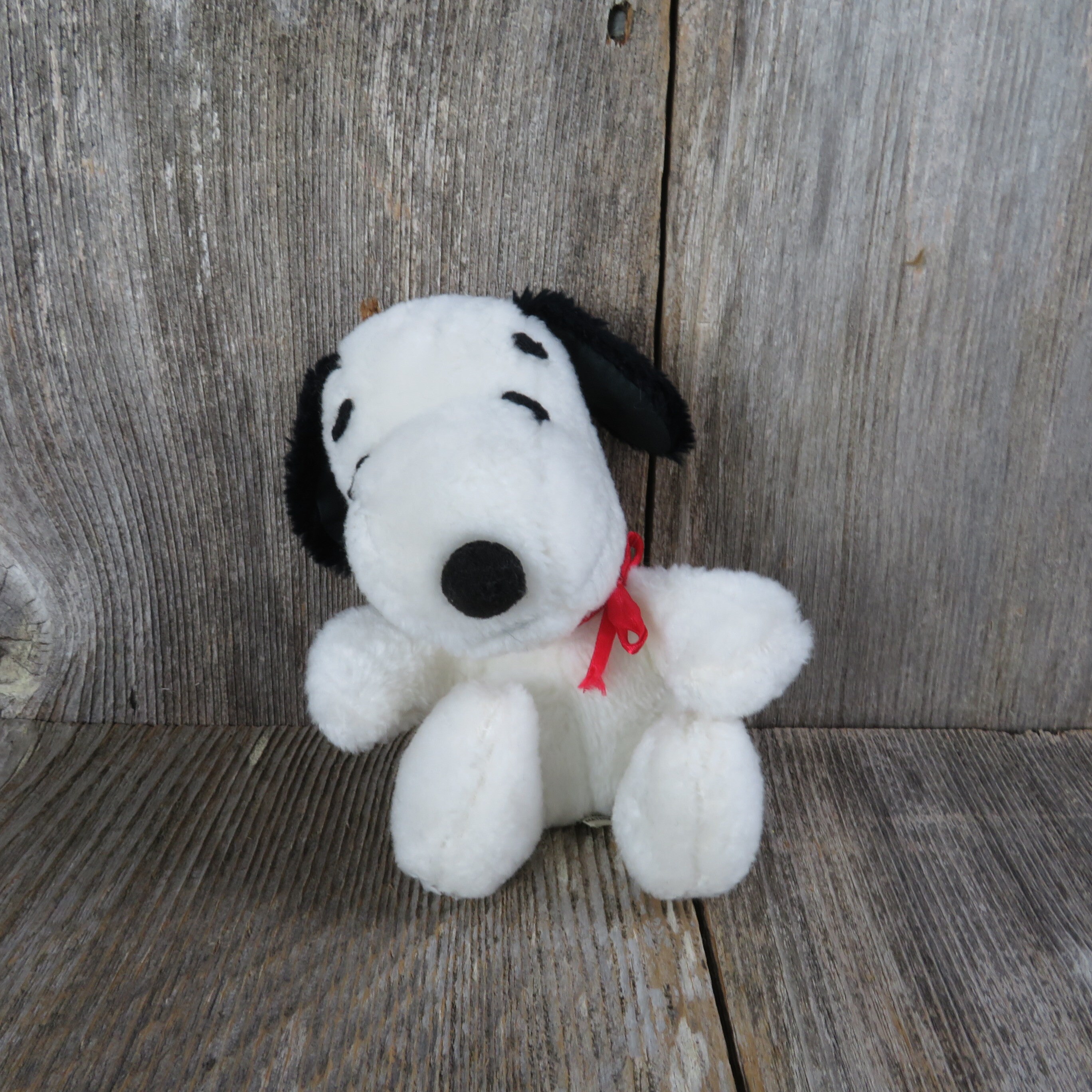 black snoopy plush