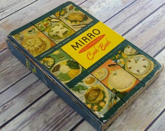 Libro de cocina vintage Mirro All Purpose Aluminum Goods Mfg Economía doméstica 1954 Tapa dura