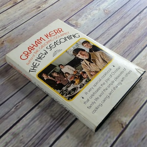 Vintage Cookbook The New Seasoning Galloping Gourmet Recipes 1976 Hardcover Television TV Show Christian Graham Kerr