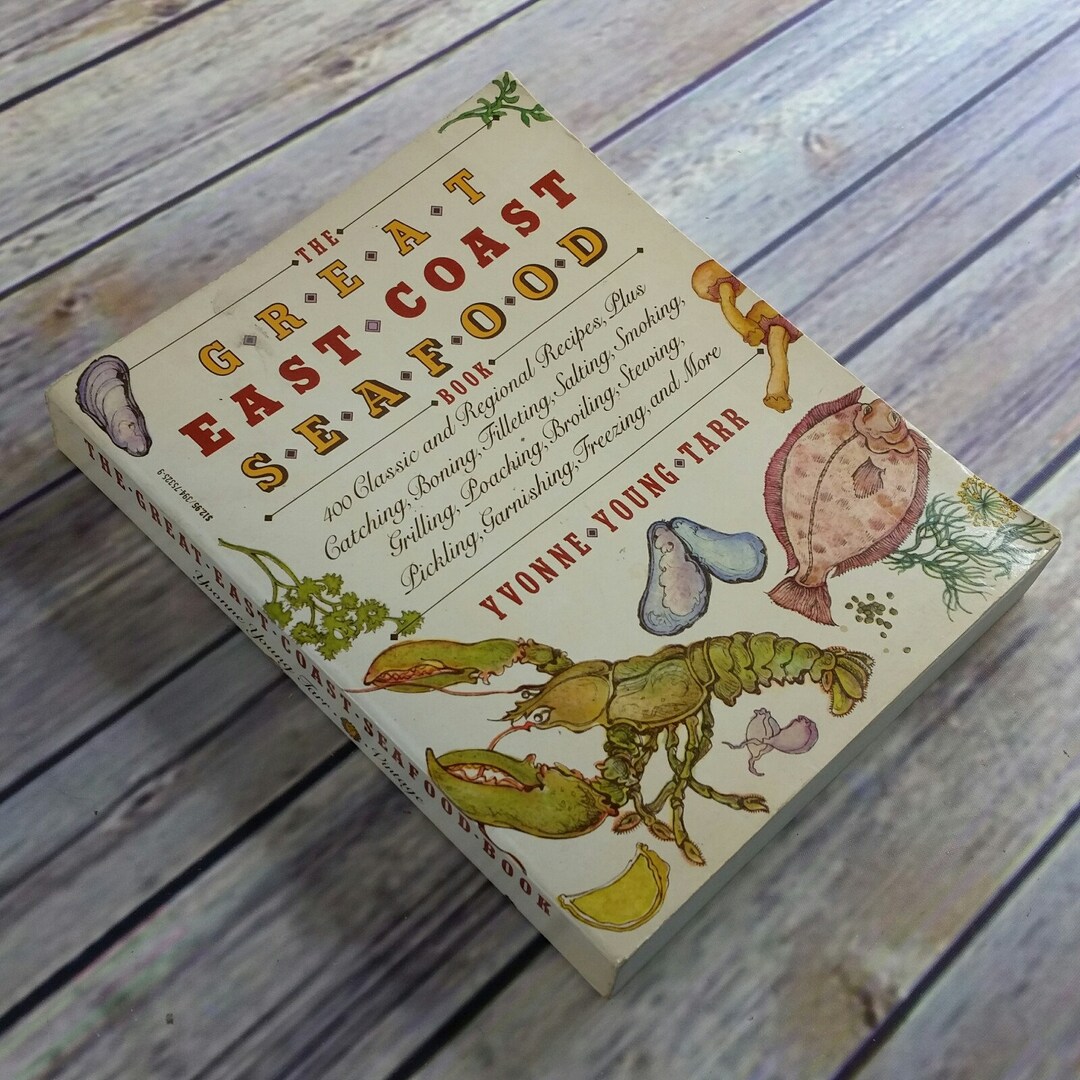 Shellfish Cookbook Vintage Seafood Cookbook the Great East Coast Seafood Fish Shellfish ...