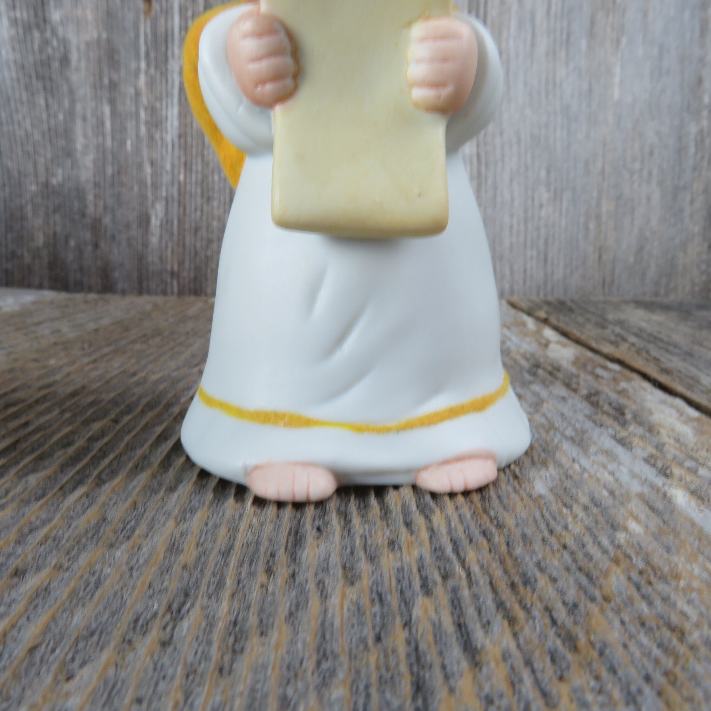 Vintage Caroling Angel Bell Figurine Jasco Christmas Bell Ringer ...