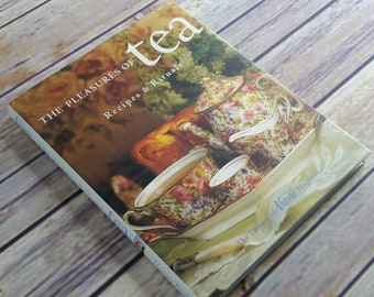 Libro de cocina vintage Los placeres del té Recetas y rituales 1999 Tapa dura CON sobrecubierta Revista Kim Waller Victoria