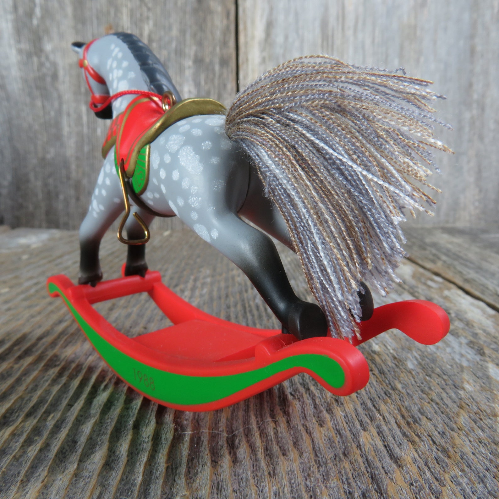 Vintage Rocking Horse Hallmark Ornament Hallmark 8 Grey Etsy UK