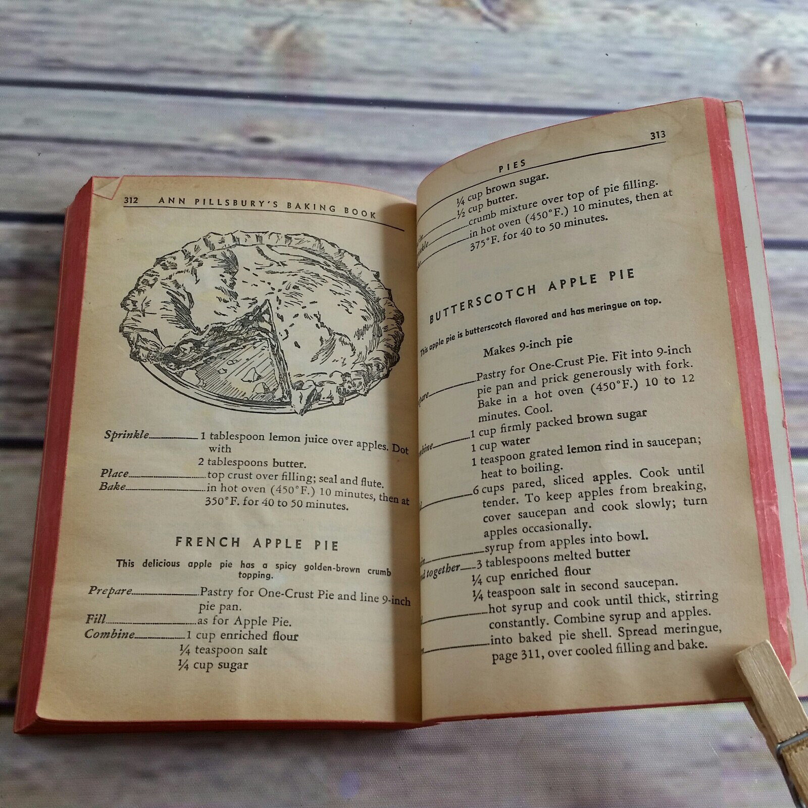 Vintage Cookbook Ann Pillsburys Baking Book Recipes 1961 Paperback ...