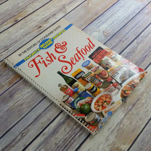 Fish Cookbook Etsy