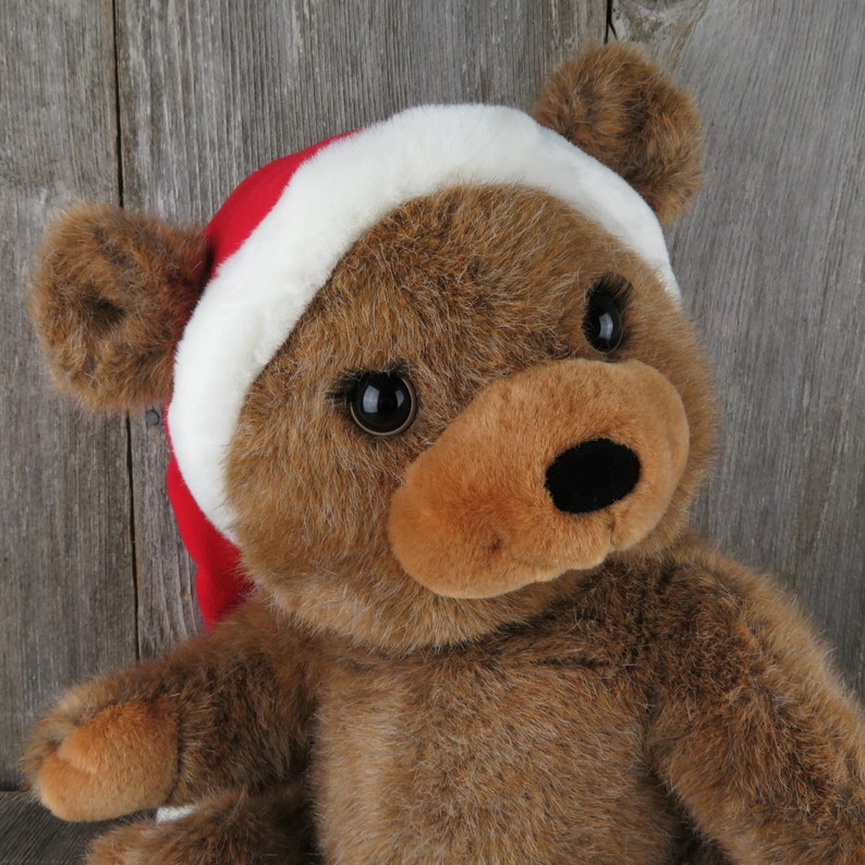 Vintage Teddy Bear Plush Christmas Icicles Russ Stuffed Animal Etsy