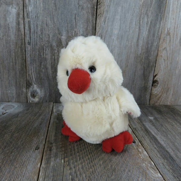 Vintage Chick Chicken Plush PMS UK Imports Stuffed Animal Easter Toy Doll