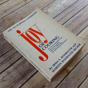 Vintage Joy of Cooking Cookbook Irma Rombauer and Becker 1997 Miękka oprawa
