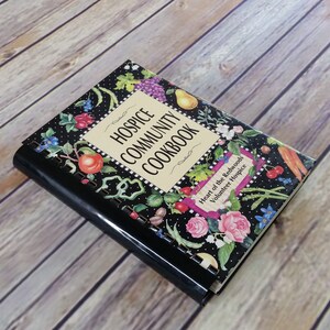 Vintage California Cook Book Hospice Community Cookbook Garberville CA Humboldt Redwoods 1994 Spiral Bound Hardcover
