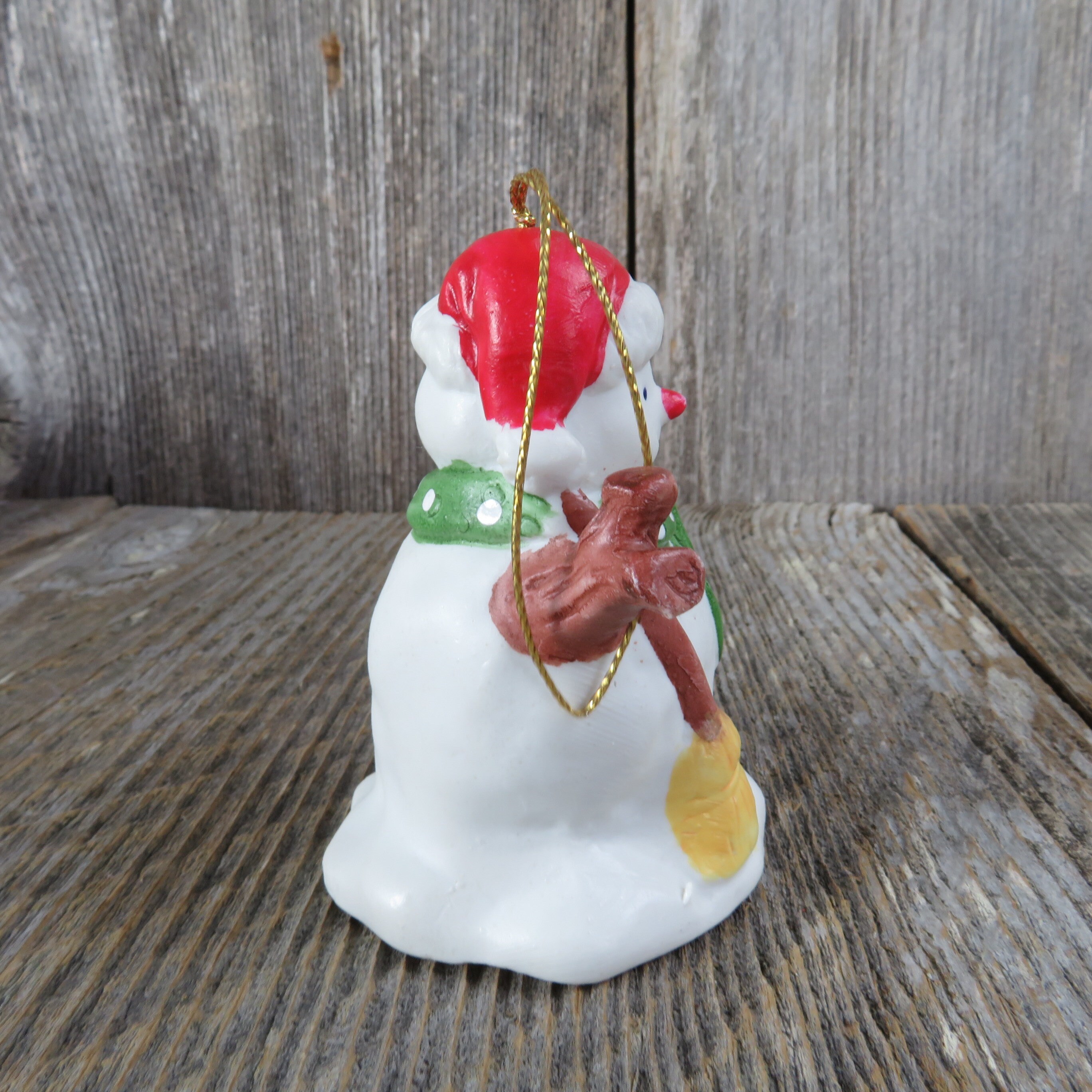 Four New Santa And Snowman Jingle Bell Ornament By Roman Jingle Buddies