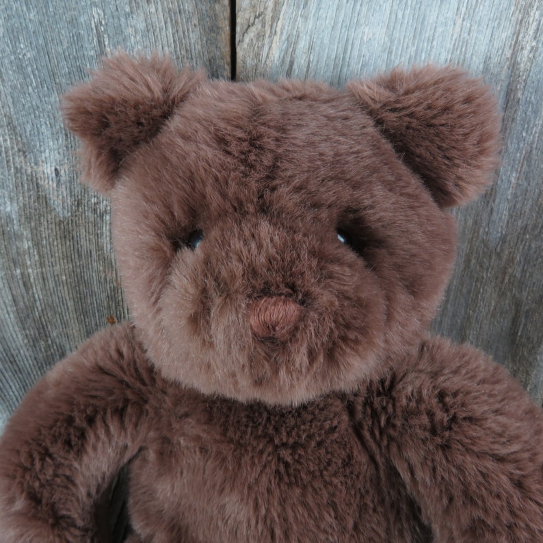 Vintage Teddy Bear Plush Brown Collector Classic Gund Stuffed Animal ...