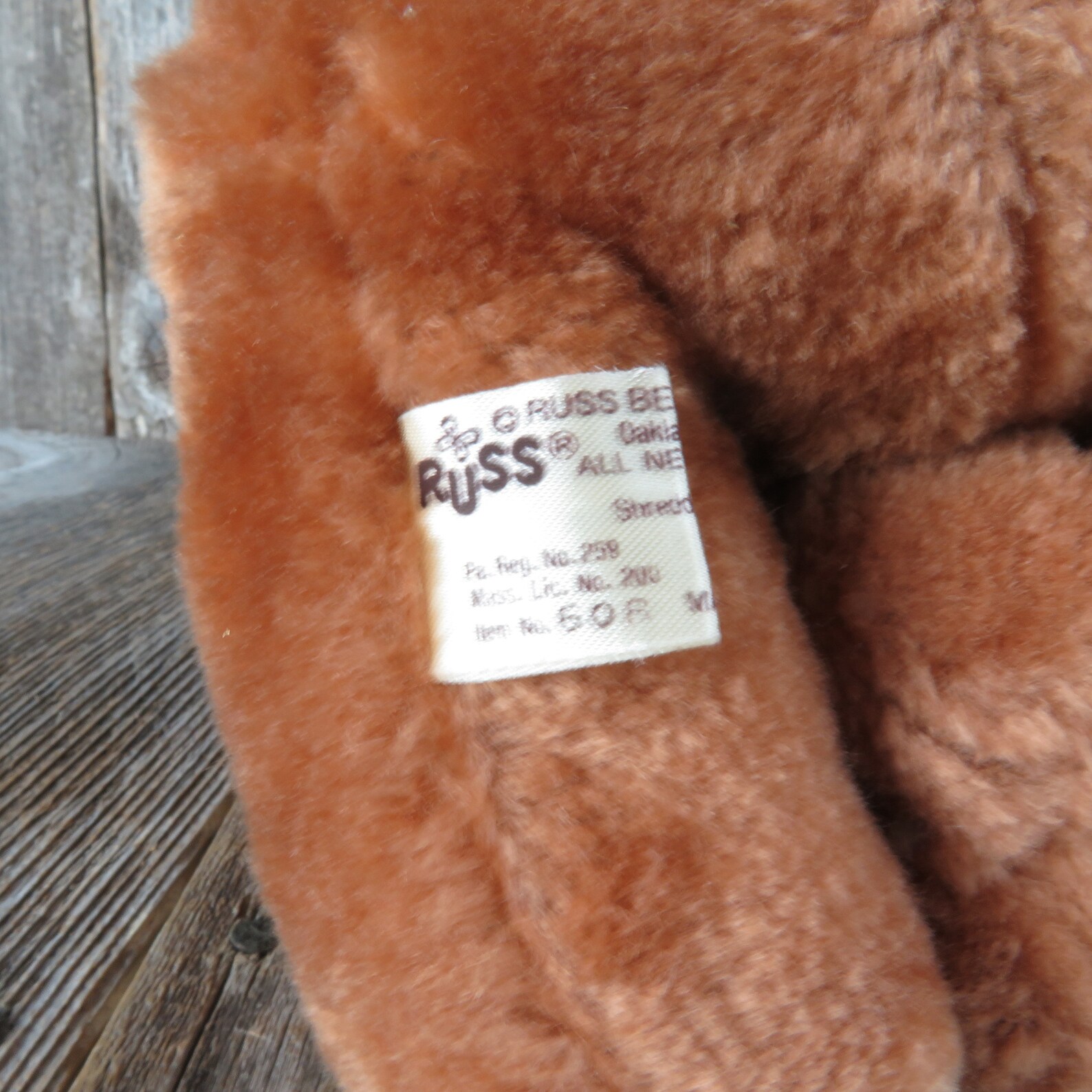 Vintage Mama Teddy Bear Plush Baby Cub Stuffed Animal Russ Hugging ...