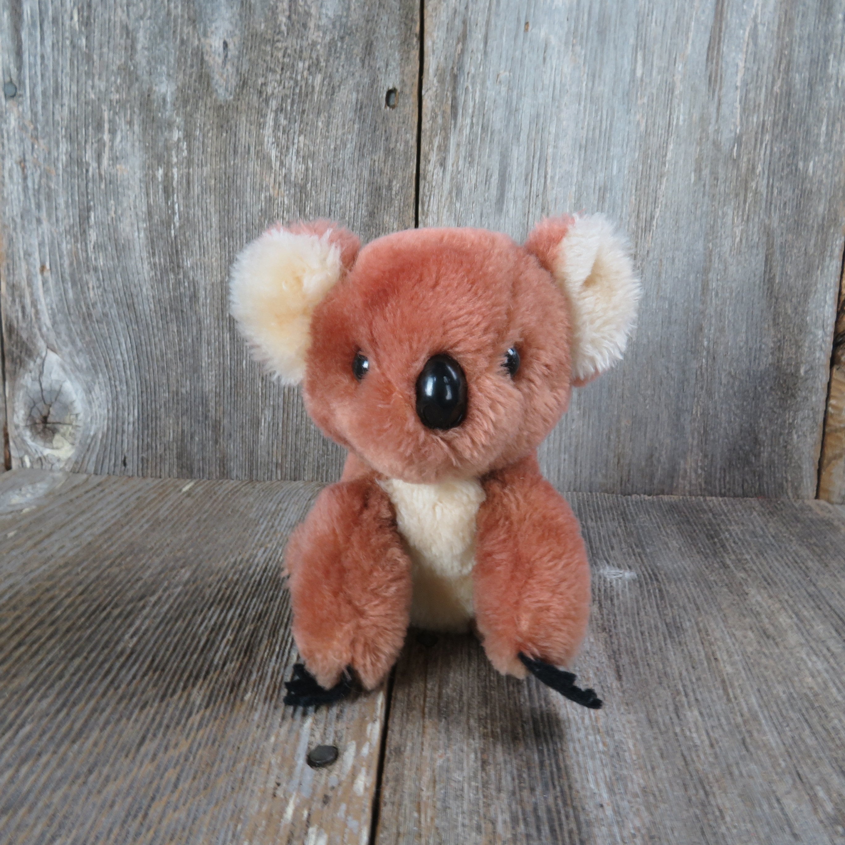 Vintage Koala Plush Dakin Tan Brown Koala Fun Farm Stuffed Animal