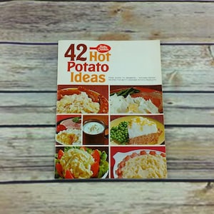 Vintage Potato Cookbook Betty Crocker 42 Hot Potato Ideas Paperback Booklet 1970 Potato Recipes