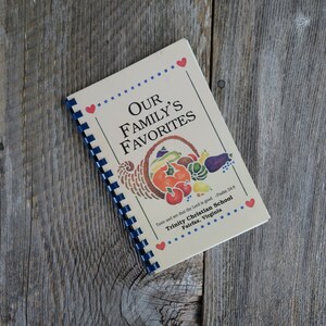 Vintage Virginia Cookbook Trinity Christian School Fairfax Our Family&#39;s Favorites 1996