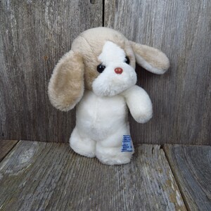 Dog Plush Puppy Mattel Emotions Vintage 1983 White Stuffed Animal Toy Doll