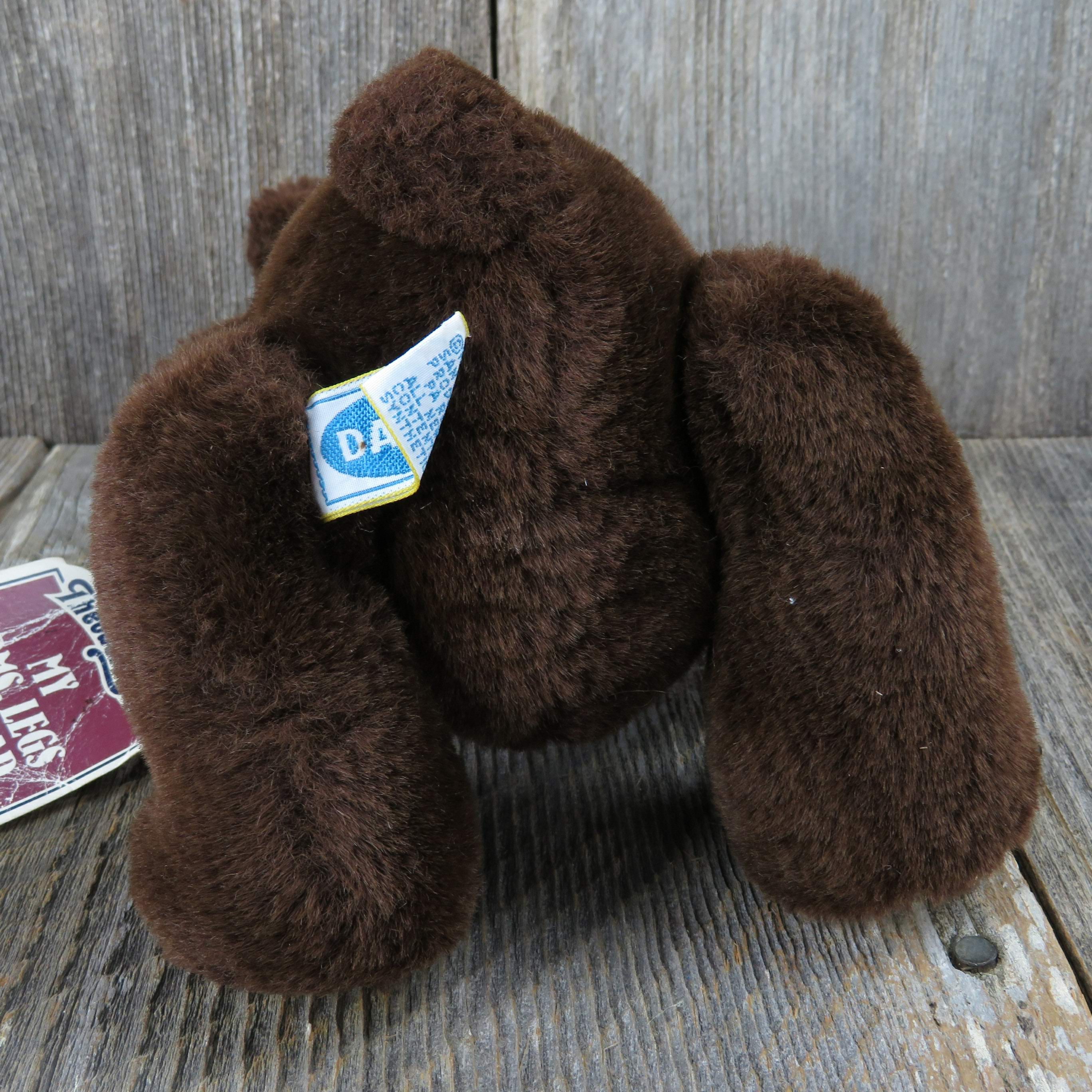 Vintage Brown Teddy Bear Plush Stuffed Animal Dakin Theodore - Etsy