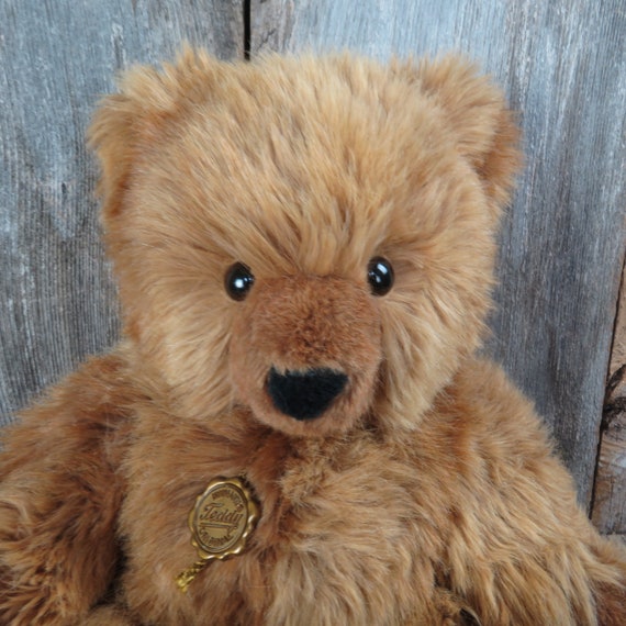 Vintage Shaggy Teddy Bear Plush Hermann Original West Germany Long