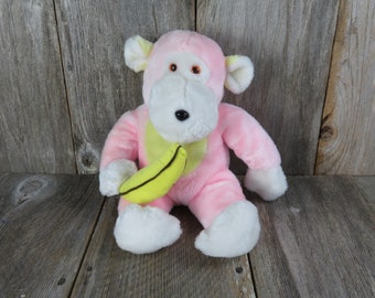 ty pink dangles monkey