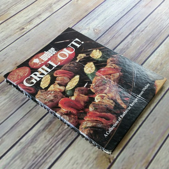 Vintage Cookbook er Grill Out Barbecue Recipes Charcoal Etsy UK