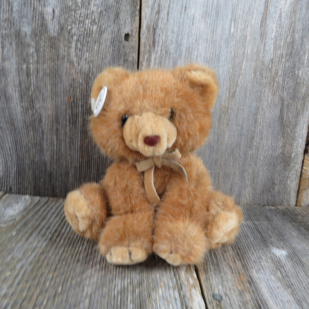 Vintage Teddy Bear Plush Russ Sugarplum Soft N Suede Stuffed