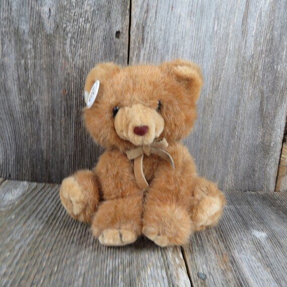 Vintage Teddy Bear Plush Russ Sugarplum Soft N Suede Stuffed