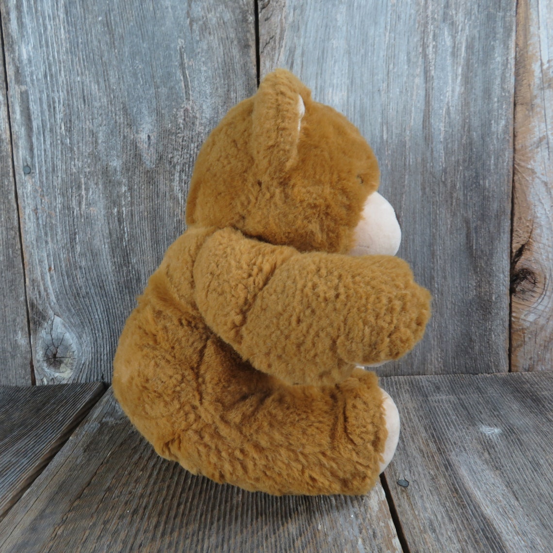 Vintage Brown Teddy Bear Tan Nose Ears Paws Love Land Winsor 1985 ...