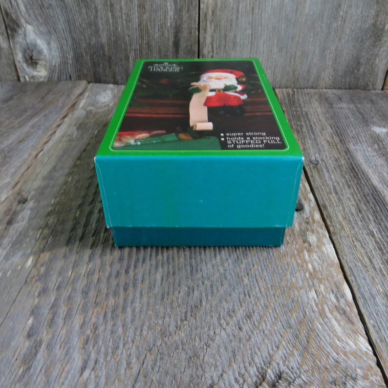 Santa Claus Stocking Holder Vintage Christmas Hallmark Hanger Etsy