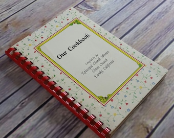 Vintage California Cookbook Eureka Episcopal Christ Church Women Recipes 1988